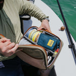 Fishpond reel case for storing and carrying fly reels, lines, tippet etc